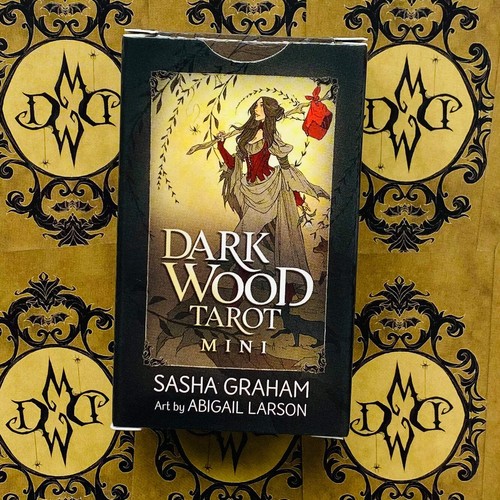 Dark wood tarot mini karten - wood,