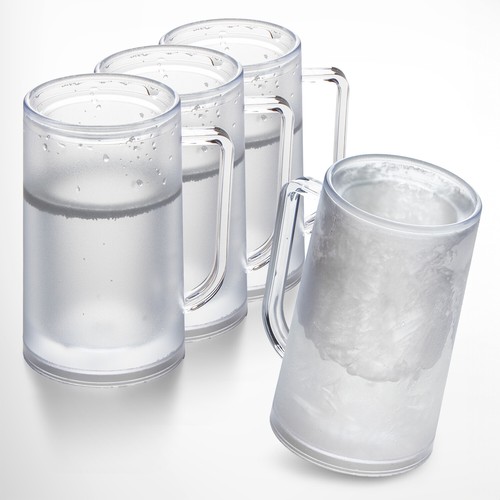 Bierkrug mit kühlgel l - mit,
