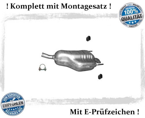 Endschalldämpfer opel astra - opel, h