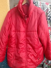 Rote Steppjacke von Gina Laura Gr. XL/ XXL  44 Halblang 