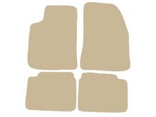 Beige Fußmatten Velour für