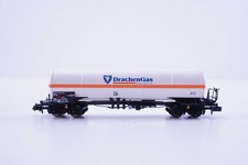 (RBT315) Minitrix 15821 Druckgaskesselwagen, Privatwagen Drachen-Propangas, D...