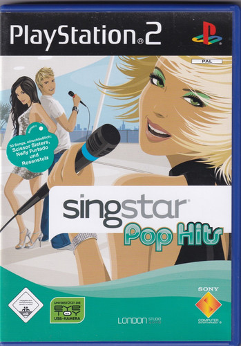 Singstar pop hits ps2 spiel - singstar,