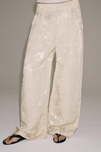 Zara jacquard hose - zara, aus