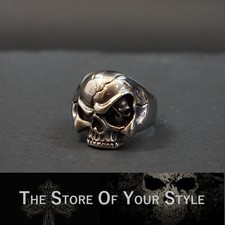 Totenkopfring Edelstahl Skull