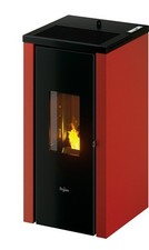 Pelletofen 8 KW Pelletkamin Ofen Kapazität Pellet 15 KG Pelletheizung Pelletofen