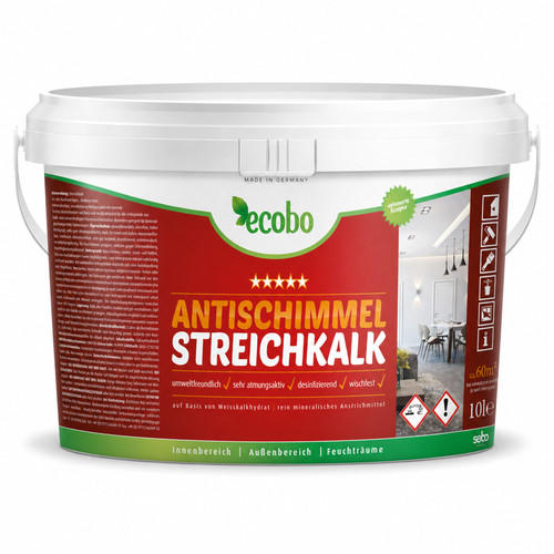 Kalkfarbe 10l weiß - 10l,
