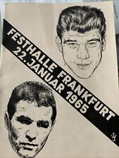 Programm Boxen 1965 Mildenberger-Jeff Davis Mit Ticket Programmheft
