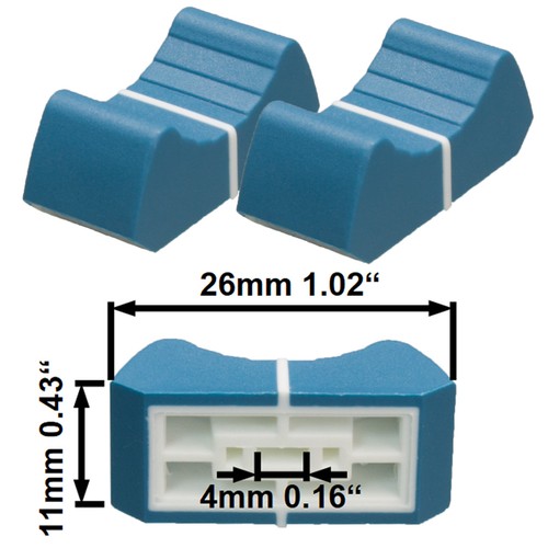 Sifam faderknopf azur blau - 2,