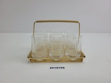 6x Saft-Gläser DDR 60er, 70er