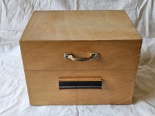 Karteikaste, Holz 18,5 h x