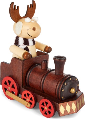 Räucherfigur räucherlok elch - räucherlok,