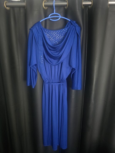 Elegantes blaues abendkleid - elegantes,