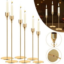 6PCS Kerzenständer Kupfer