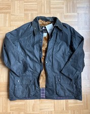 BARBOUR Wachsjacke Jacke BEAUFORT  blau und Innenfutter Größe C48 / 122 cm