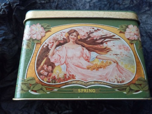 Blechdose blumen mohn - blechdose,