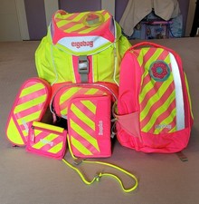 Schulrucksack Set Ergobag Pack StrahleBär Neo Edition, Neongelb und Pink