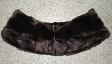 Stola Kunstpelzkragen Nerzoptik Besatz Dunkelbraun C&A