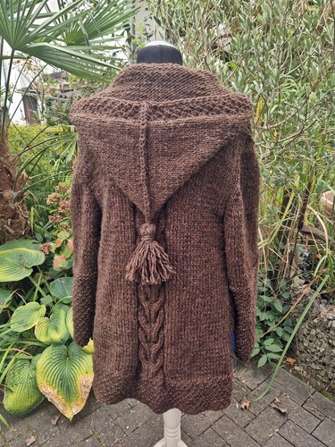 Strickmantel aus islandwolle - aus,