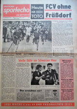 DEUTSCHES SPORTECHO 12. März 1969 Eishockey-B-WM Baketball DDR Fußball-Kapitäne