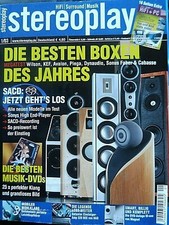 STEREOPLAY 1/03,KEF REFERENCE 207,PIEGA C 10LTD,SONUS AMATI HOMAGE,WILSON SOPHIA