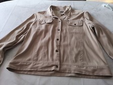Joy Damen Jäckchen, Übergangsjacke Gr. 44,Beige, Top 
