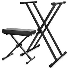 SPARSET: Toller Keyboarständer und Klavierhocker Sitzbank Deluxe Ausstattung NEU