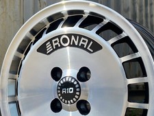 4x RONAL R10 Turbo 7x15 4x100 ET:28 für VW Golf 1 2 Scirocco Jetta Renault Clio