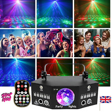 DMX RGB LED Laserstrahl Scanner Projektor DJ Disco Party Bühne Strobe Laserlicht