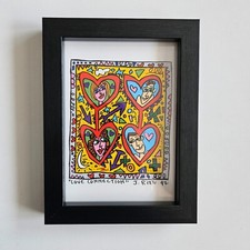 James Rizzi Druck gerahmt