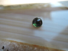 Echter Turmalin Grün rund Cabochon Schmuck Edelstein Fasserstein 86