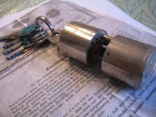 BKS Bart-Rund-Schoßzylinder Schließzylinder 3107 mit 5 Schlüssel + Beschreibung