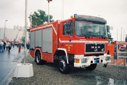 Lkw foto man 12232 feuerwehr - foto,