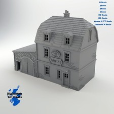 Garage Tankstelle WW2 Gebäude