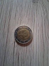 2 Münze Strichmännchen