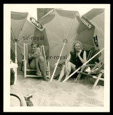 1969 - Hero Drinks Sonnenschirm Werbung Reklame - 1960er - Foto 9x9cm