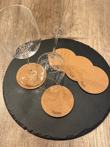 Kork bierdeckel rund - kork,