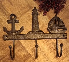 3 er Hakenleiste Maritim Anker