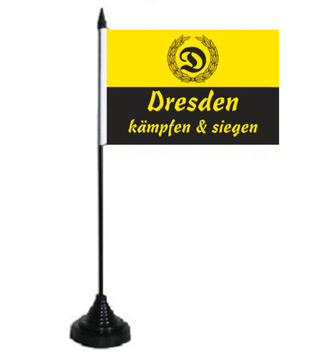 Tischflagge dresden kämpfen - tischflagge,