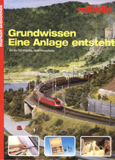 MÄRKLIN-Bibliothek |" EIne Anlage entsteht " | 4 Panoramaseiten Gleispläne | TOP