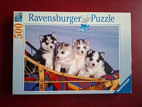 Puzzle husky welpen 500 - puzzle,