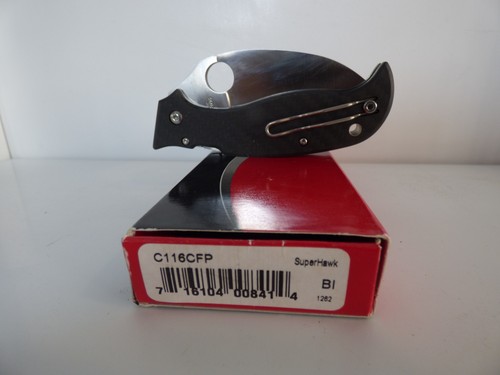 Spyderco c116cfp superhawk - c116cfp,