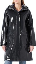 Women's Black Parka Hooded