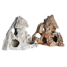  Eck-Lochgestein Aquarium Deko Felsen Malawi Tanganjika See 17x17x17cm,dekostein