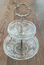 Kleine Etagere Bonboniere Glas