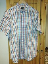 Herren Hemd Paul Shark gr 42 oder ca L XL?  Kurzarm Kariert