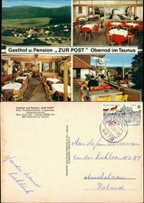 Ansichtskarte Oberrod Gasthof Pension ZUR POST Oberrod im Taunus 1982