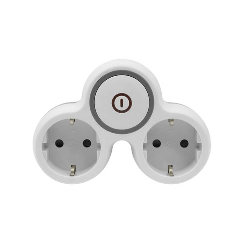 Zweifach steckdosenadapter - zweifach, 2x
