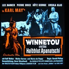 Karl May Winnetou Apanatschi Gross Werbedia Pierre Brice Lex Barker Uschi Glas