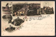 Lithographie Landau / Pfalz